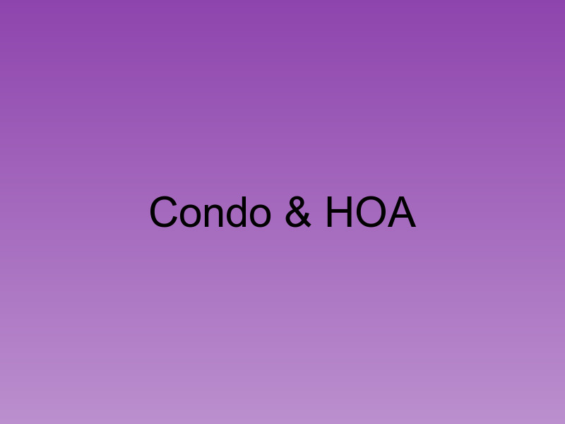 Condo & HOA